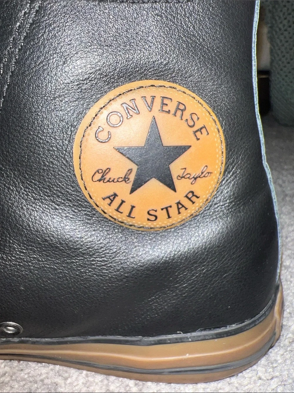 Unisex Converse Chuck Taylor All Star HighTops sz men’s 9/womens 11 🖤🤎 - Picture 11 of 12